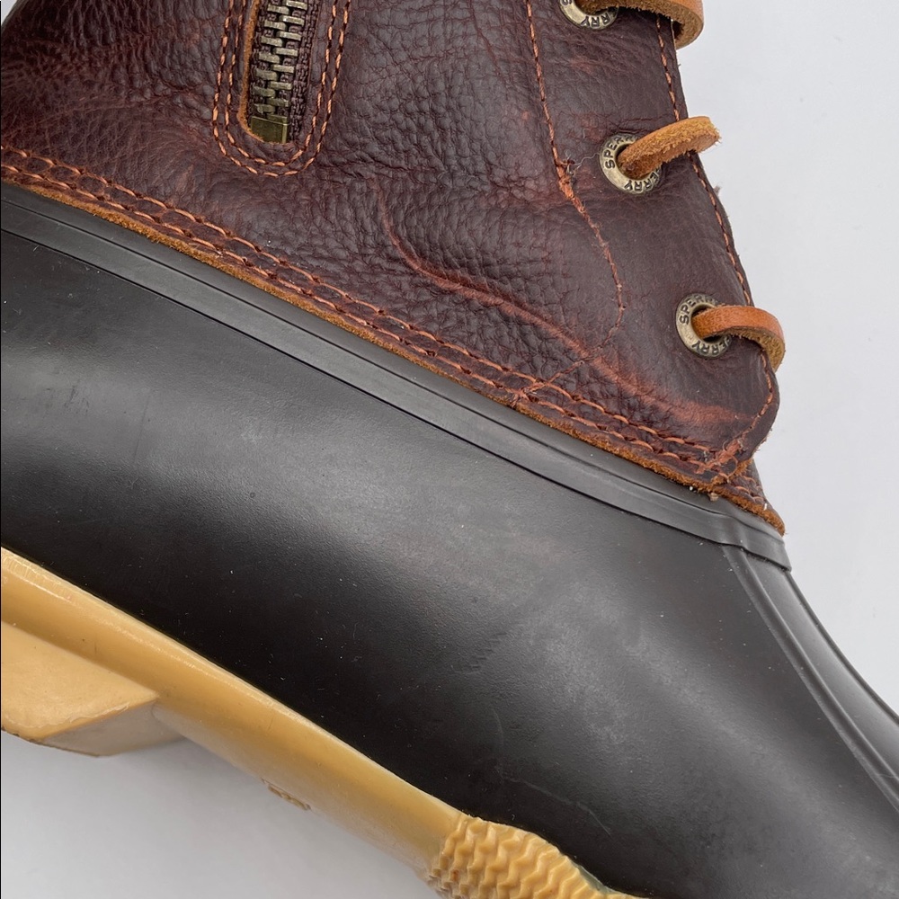Sperry Women’s Waterproof Duck Boots Size 8 Dark Brown - Picture 11 of 16
